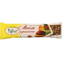 Мюсли батончик, Bifrut (Бифрут) 30 г тропический на фруктозе