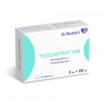 Телсартан АМ, таблетки 5 мг+80 мг 28 шт